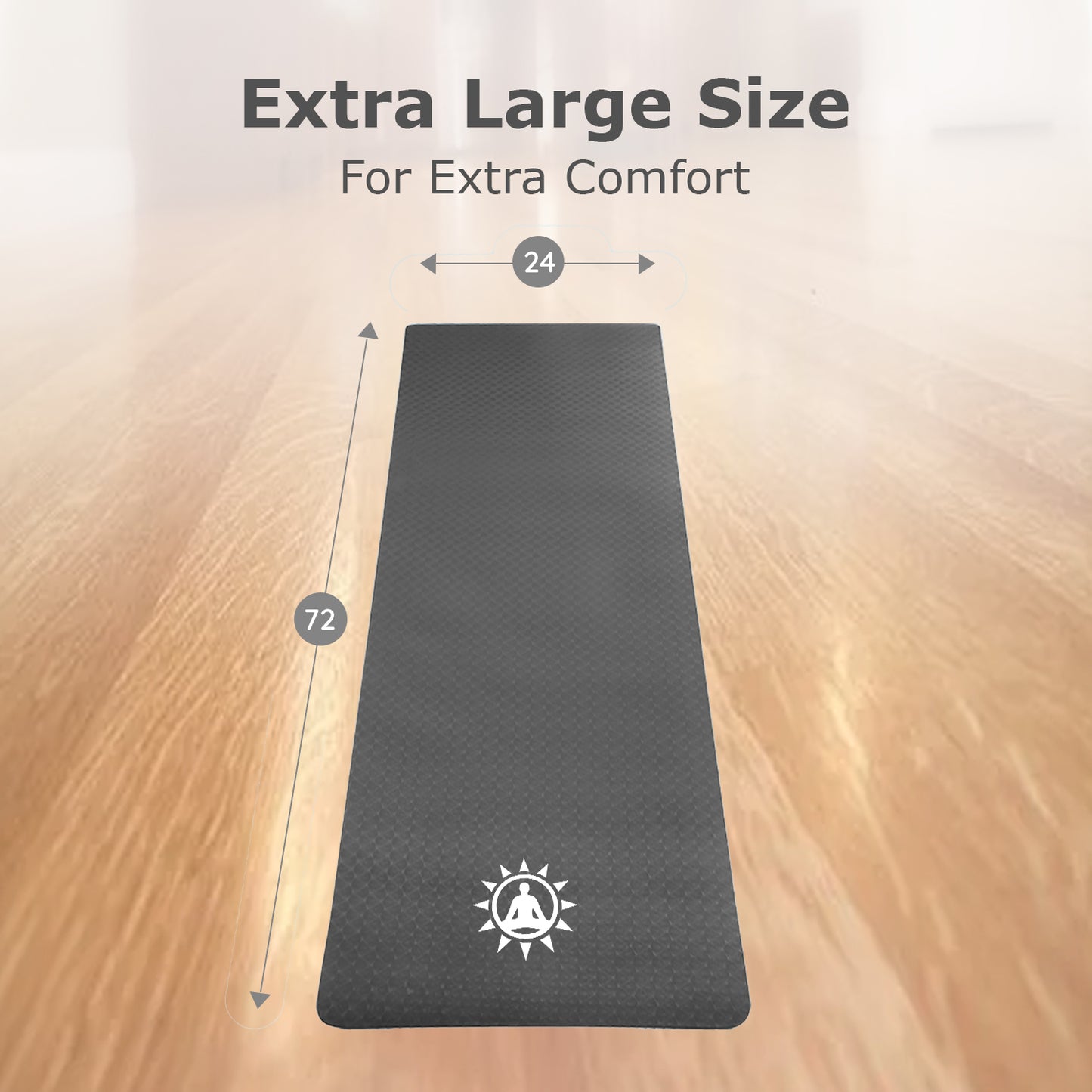 Anti Skid EVA 4mm Eco Yoga Mat
