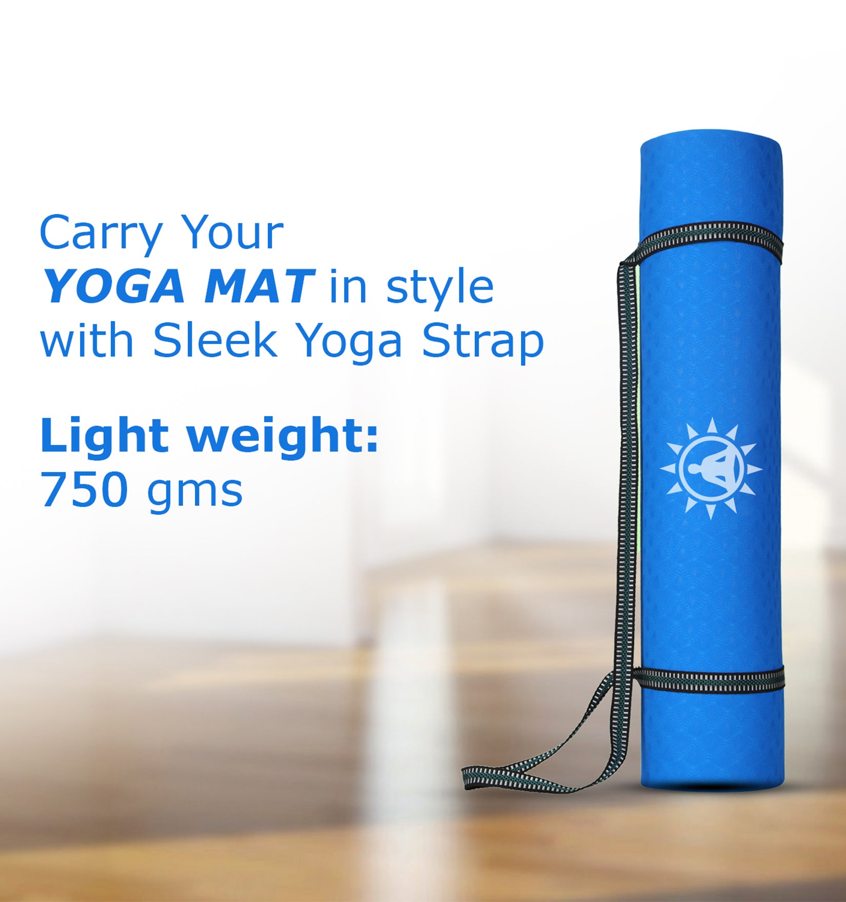 Foldable Anti Skid Eva 6mm Classic Yoga Mat - Yogwise